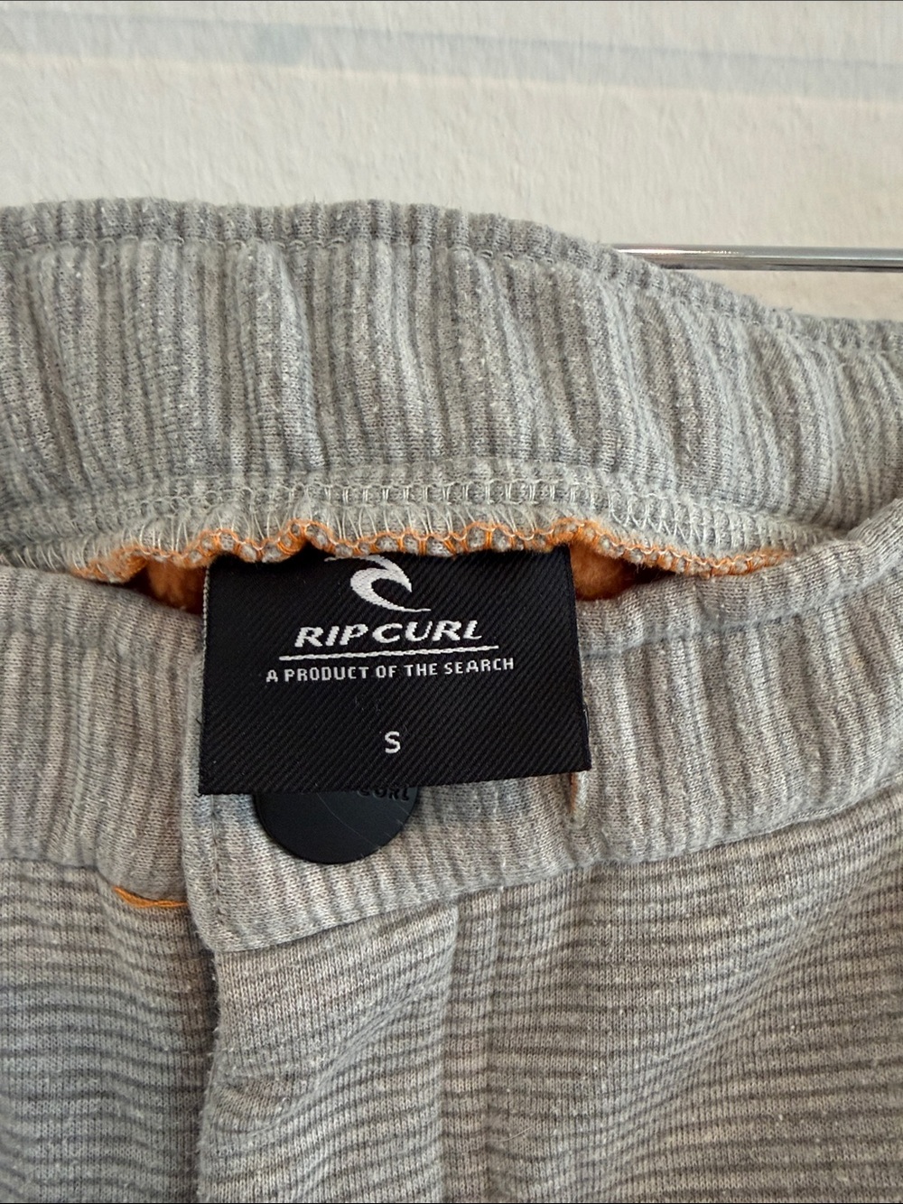 Rip Curl Grey Ribbed Tech Joggers - Picture 2 of 9